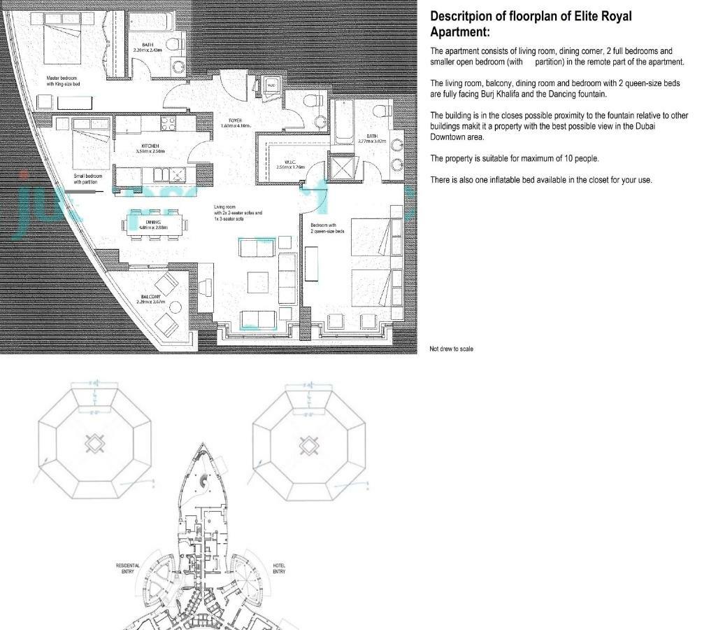Elite Royal Apartment - Full Burj Khalifa And Fountain View - Caesar Dubai Exterior foto